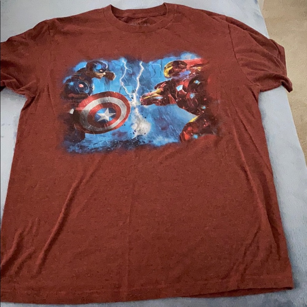 Captain America vs. Iron Man shirt